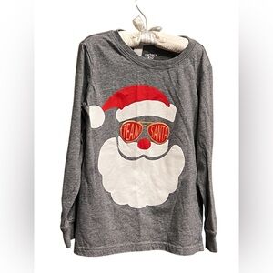 Boys Team Santa Grey Long Sleeve Shirt